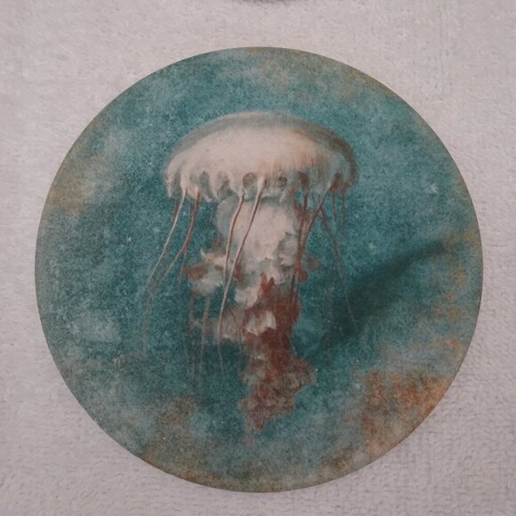 CoasterStone Set of 4 Drink Coasters Absorbent Seahorse Shell Beach Ocean Sea - Picture 8 of 11